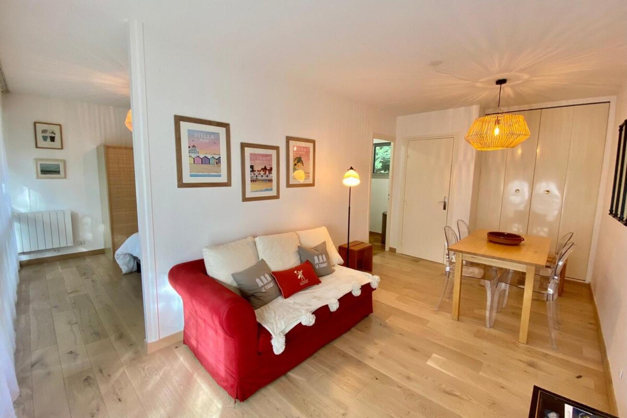 Large Studio Cabin For 4 People Very Close To Le Touquet Golf Course Bagian luar foto